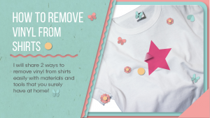 HOW TO REMOVE VINYL FROM SHIRTS