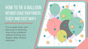 how to tie a balloon
