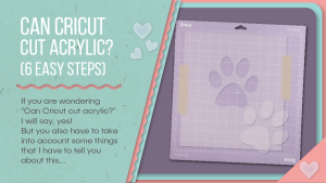 can cricut cut acrylic
