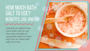 How much bath salt to use