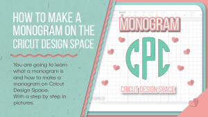 how to make a monogram