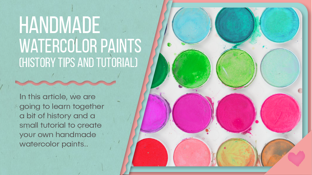 Handmade watercolor paints