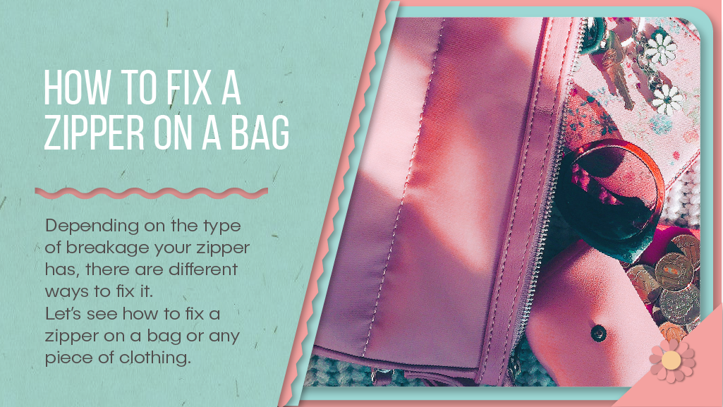 how to fix a zipper on a bag